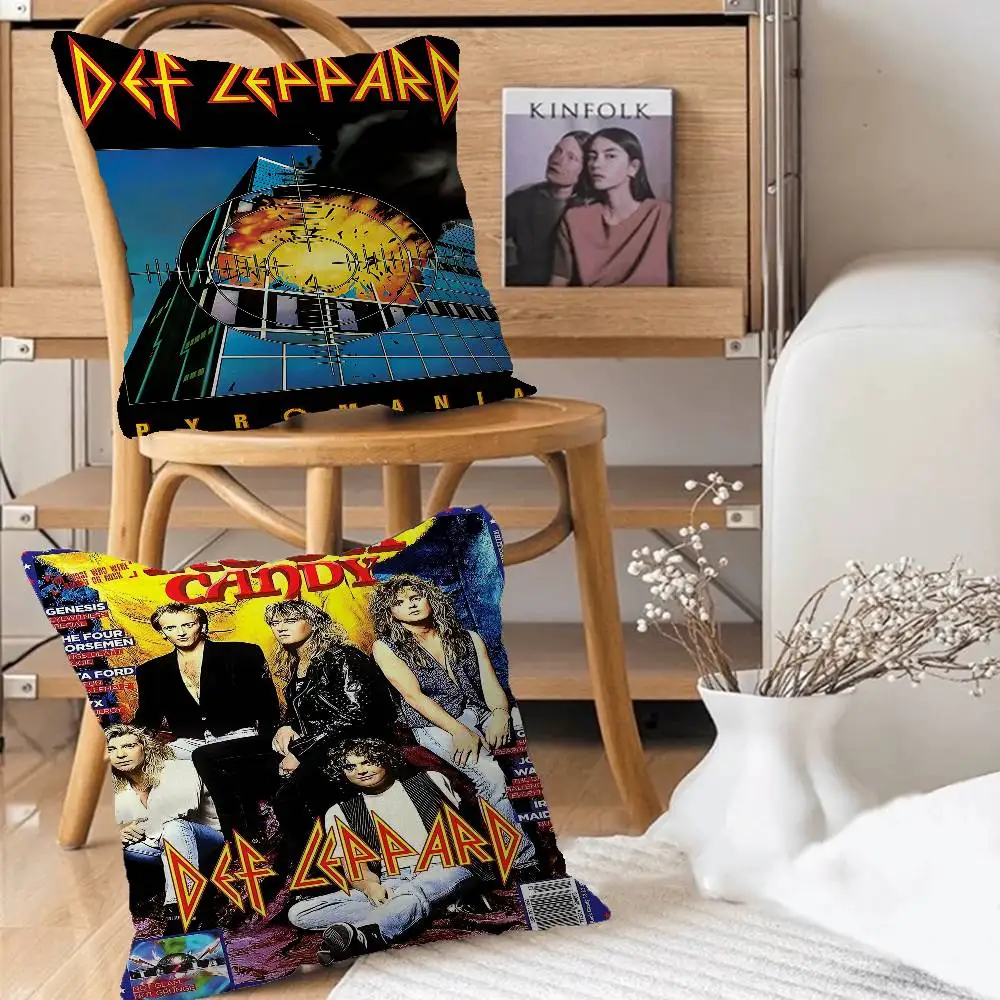 Classic Band Def L-leppard Classic Maple Design Cushion Cover Happy Autumn Harvest decor Holiday Decorati Pillow Cover