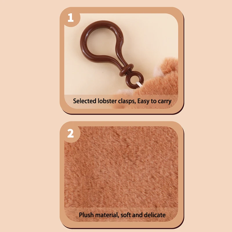 Cartoon Vegetable Photocard Holder Rabbit Capybara Bus Card Holder Kpop Idol Plush Kpop Photocard Holder