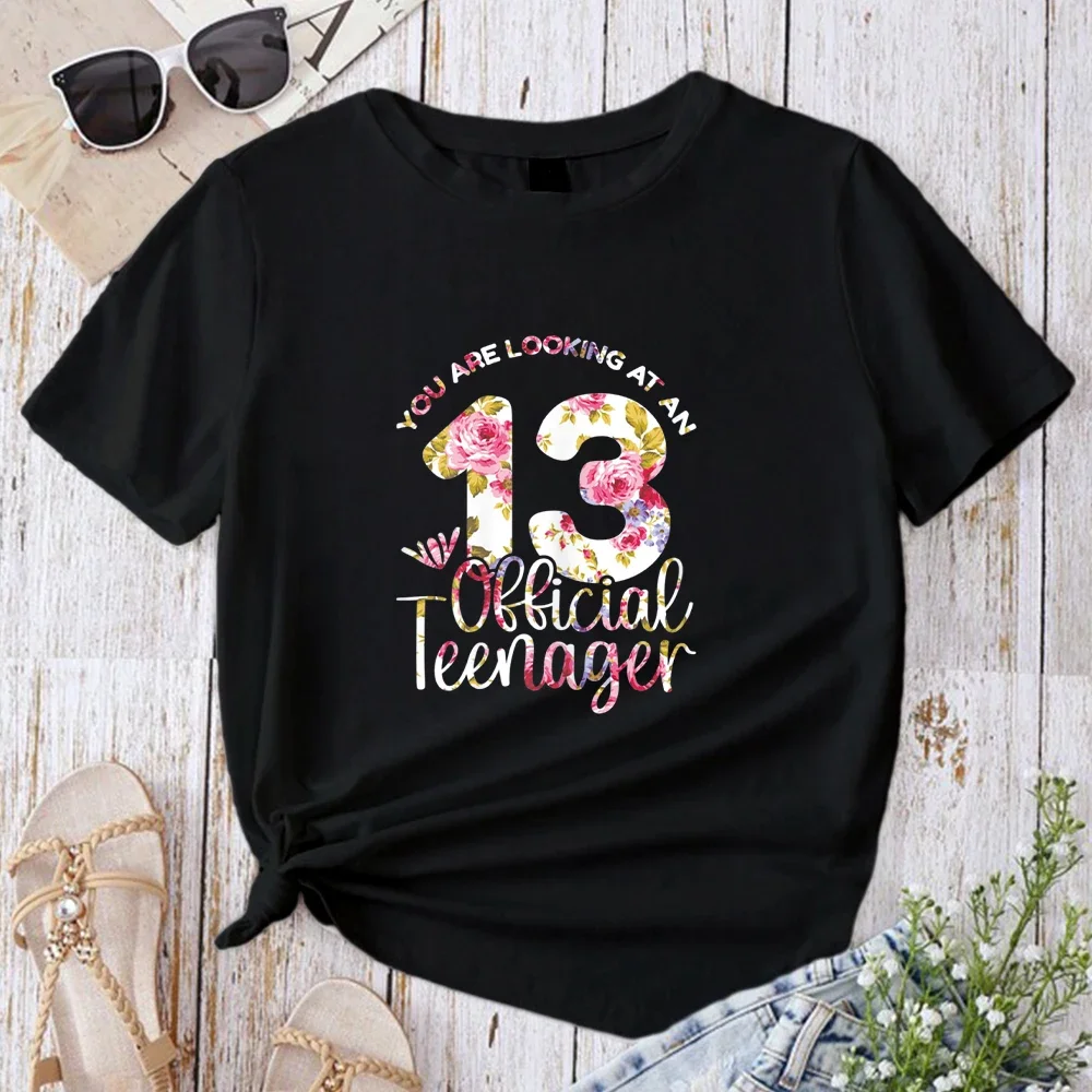 

Women T Shirt Summer New Fashion Awesome Since 2010 13th Birthday Retro T-Shirt