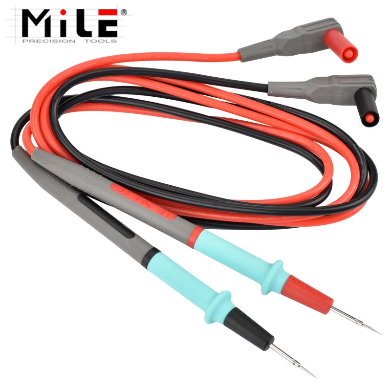 Multimeter Pen Fine Tip 20A Pen Line Digital Pointer Voltage Flow Silicone Antifreeze Universal Meter Measurement Accessories