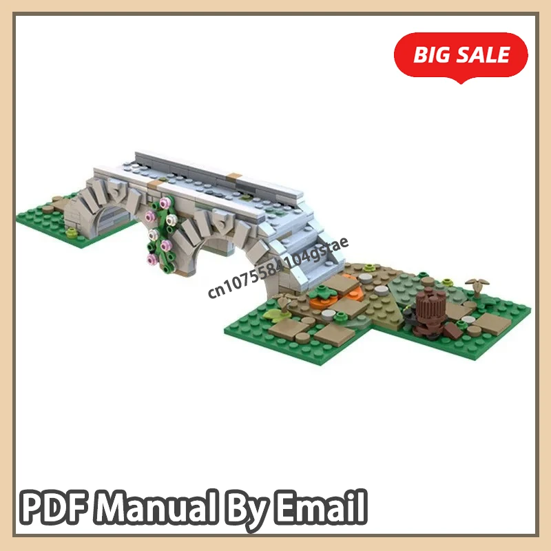 

Medieval Bridge Building Blocks Large-scale Stone Bridge Scene Decoration Assembly Model Puzzle Kids Toy Birthday Gift