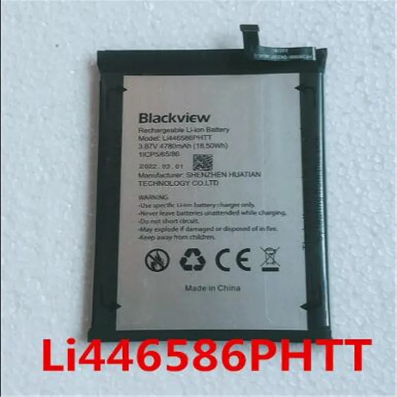 New production date for Blackview A55 battery 4780mAh Long standby time High capacity for Blackview Li446586JLY battery