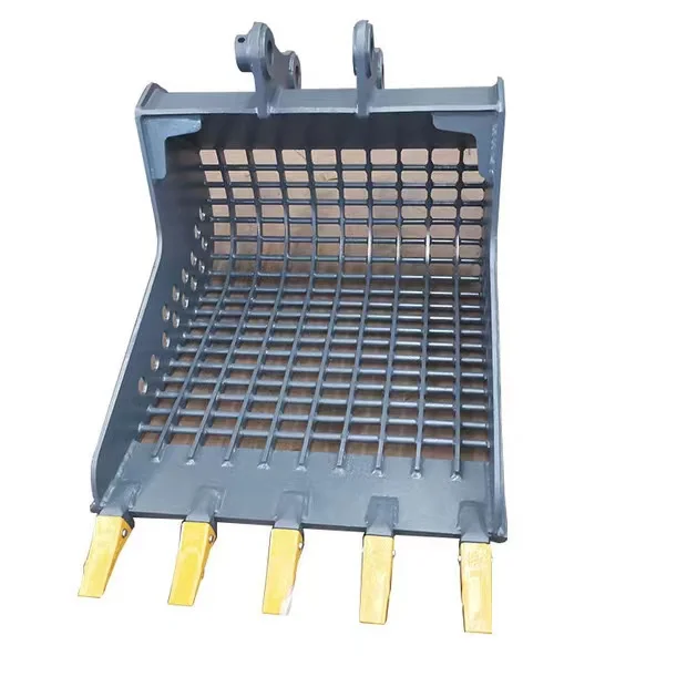 Excavator bucket bucket sieve bucket mesh reinforced manganese steel