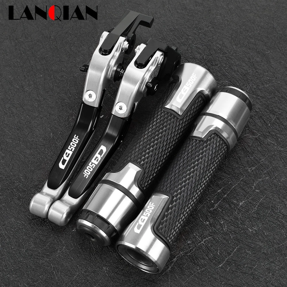 

FOR HONDA CB500F CB 500 F 2013-2023 Motorcycle Folding Extendable Adjustable Brake Clutch Levers Handlebar Hand Grips Ends