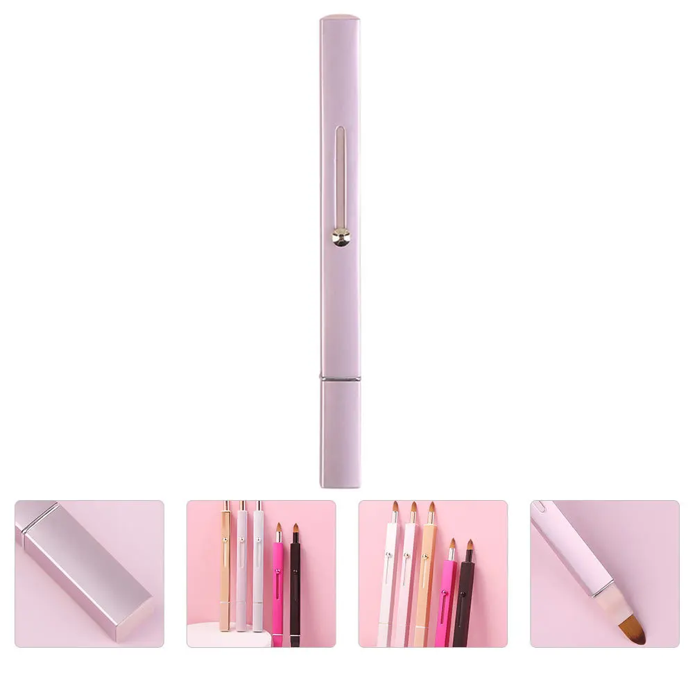 Double-Ended Blending Concealer Brush High-Quality Synthetic Fiber Portable Multi-Function Makeup Tool For Lip Gloss Eyeliner