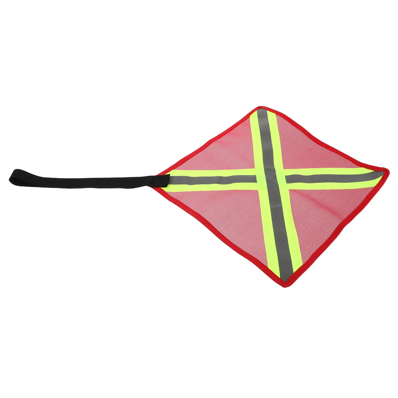

Kayak Safety Flag High Visibility Reflective Strips Easy Installation for Canoe Sup Boat Towing Outdoor Warning Flag