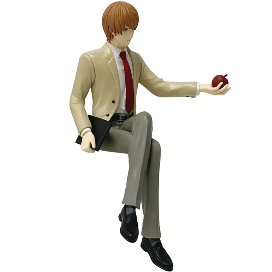 12-16cm Anime Death Note Ryuk Yagami Light  Noodle Stopper Prize Figure Holding Apple PVC Model Fans Collectible Figurine view 5
