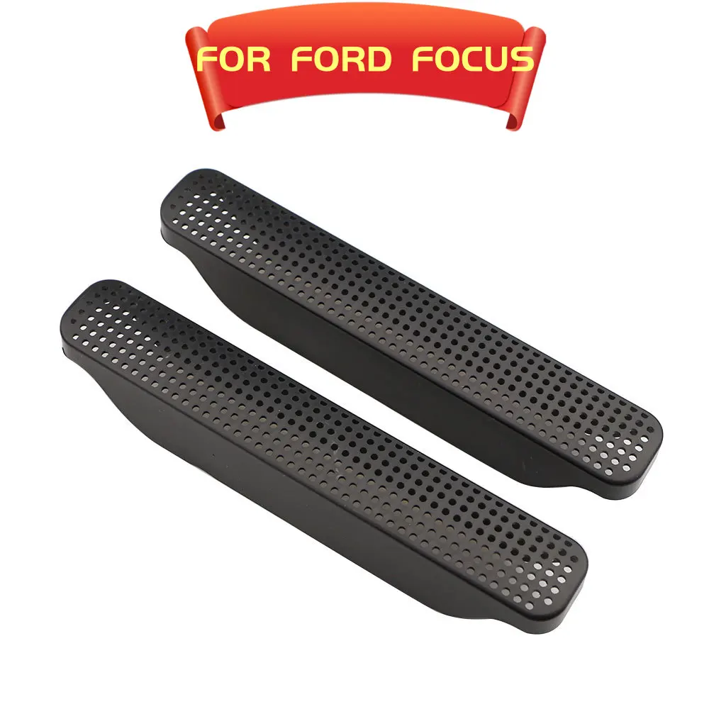 2Pcs Car Air Vent Outlet Grille Under Seat for Ford Focus 3 MK3 2015 2016 2017 2018 Air Conditioner Duct Cover Trim Accessories