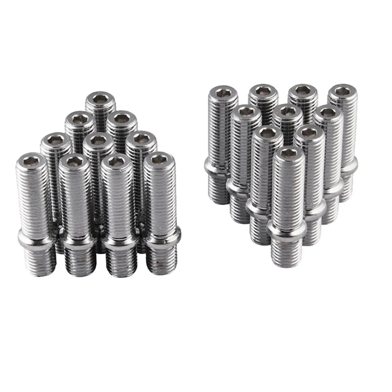 

20 pcs/set Extended Wheel Studs Conversion Tall Lug Bolts / Screw Adapter Kit Car Accessories