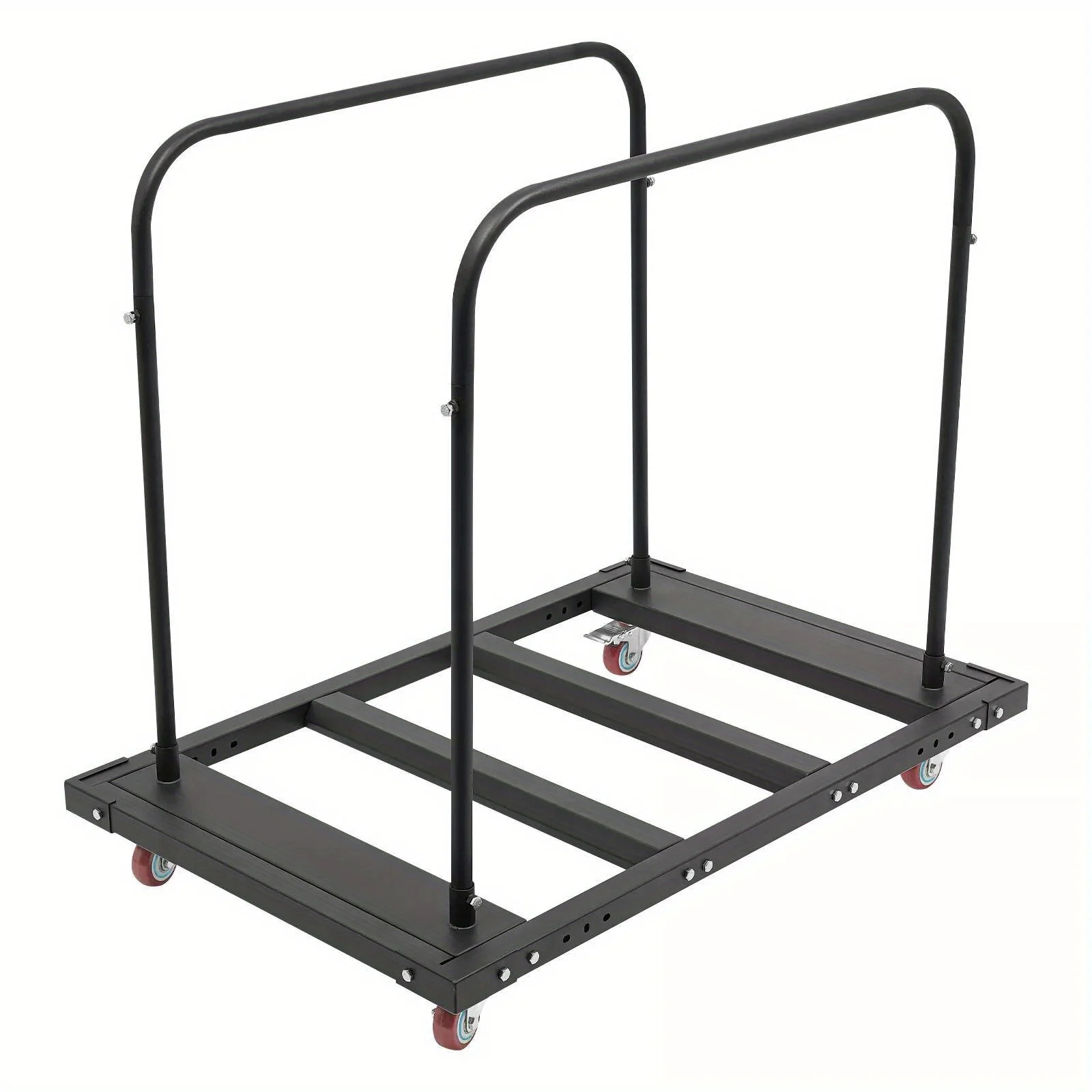 Large-capacity folding table food cart, heavy-duty folding table cart,  durable and multi-functional for kitchen or outdoor use