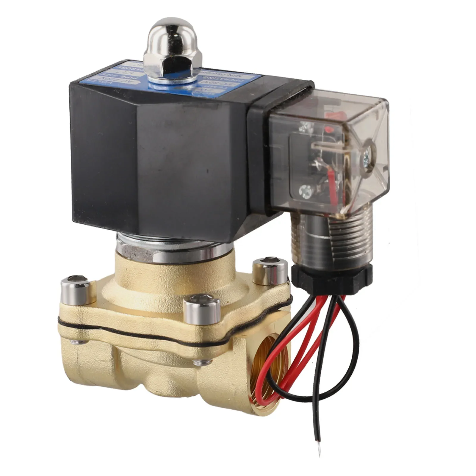 

Brass Electromagnetic Valve Direct Control Type At 12 Inch Size And Operating Voltage Of 220V AC For Reliable Flow Management