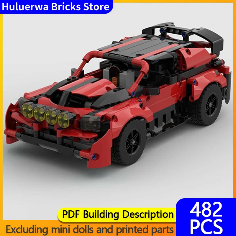 

Speed Racing Car Model MOC Building Bricks Modified Off-Road Sports Car Modular Technology Gifts Holiday Assemble Children Toys
