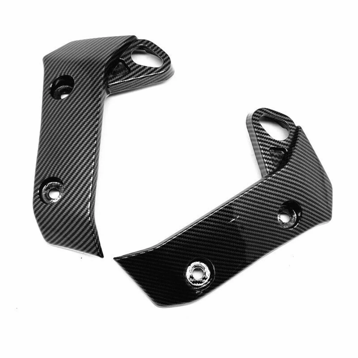 

For 2017-2020 YAMAHA MT07 MT-07 FZ07 FZ-07 Carbon Fiber Pattern Front Nose Turn Signal Radiator Grille Fairing moto accessories