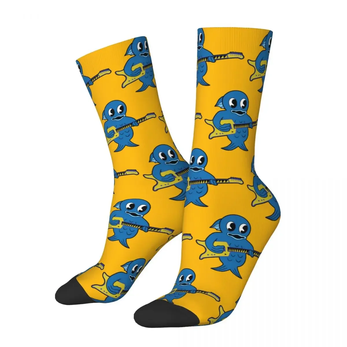 

King Gizzard - Microtonal Fishie 2022 HQ Version Socks Harajuku Super Soft Stockings All Season Long Socks for Man Woman's Gifts