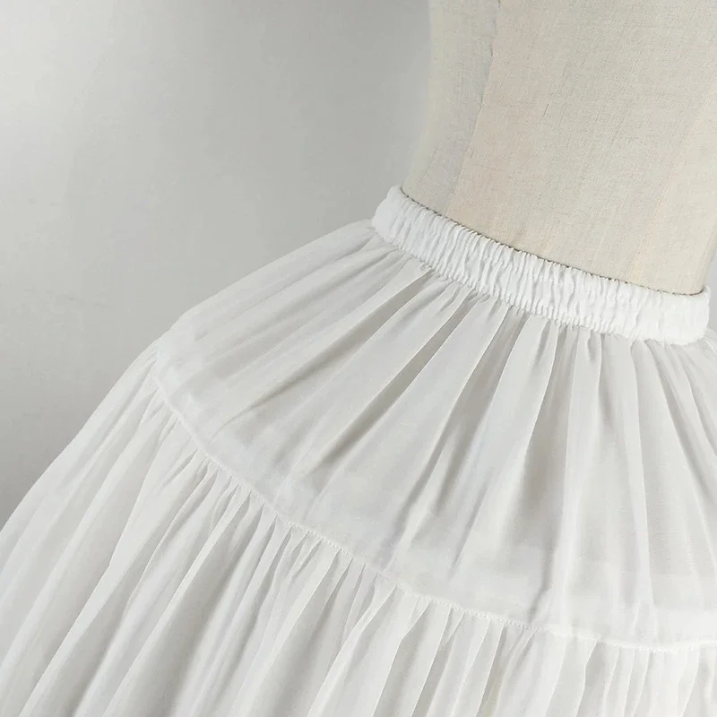 Gonna da donna Lolita sottoveste sottoveste da sposa Cosplay Party Prom Dress sottogonna corta Tulle crinolina sottoveste gonna a sbuffo