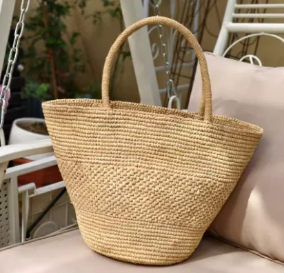 2026 New Extra Large Straw Tote Bag Lightweight Handmade Handbag Gift for Women Summer image 2