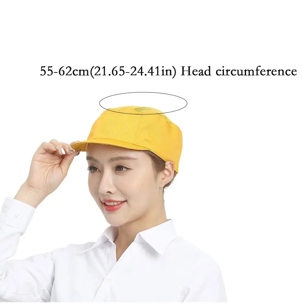Food Service Breathable Top Mesh Work Hat Dust-proof Washable Cooking Hygienic Cap Durable Hair Nets Cap Hotel Restaurants
