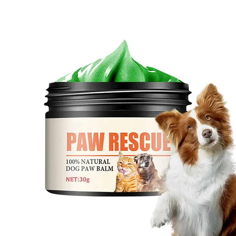 

Dog Paw Wax Paw Moisturizer For Dog Feet & Foot Pads 30g Natural Effective & Safe Cream Butter Paw Balm For Cat Protects Dry Paw