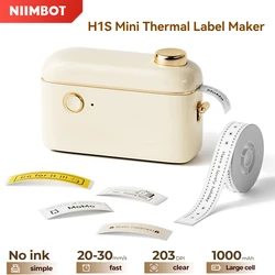 Niimbot H1S Mini Thermal Label Maker Pocket Inkless Label Printer Wirless Smart Printing Machine DIY Date Sticker Tag