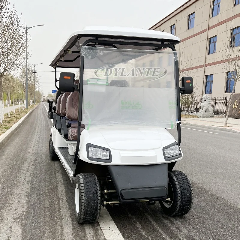 

Factory Outlet 4 6 8 10 Person Seat Lithium Battery Folding Electric Golf Carts with CE Certificate Custom Electric Golf Carts