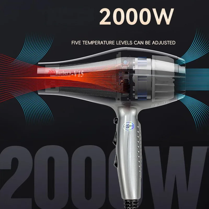 2026 New Hair Salon Specific Hair Dryer With High Power, Strong Wind Speed, And Intelligent Constant Temperature Hair Care EU