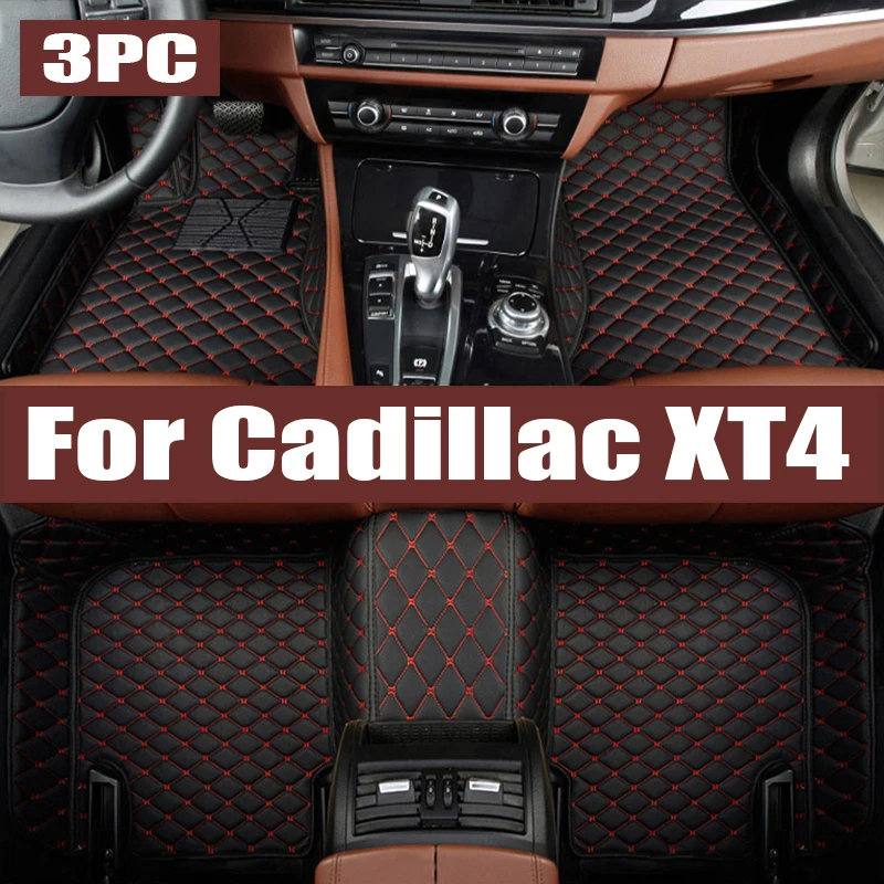 

For Cadillac XT4 2018-2023 Auto Car Floor Mats All-Weather TPE Foot Mats Odorless Pad Waterproof Tray Mat Interior trunk mat