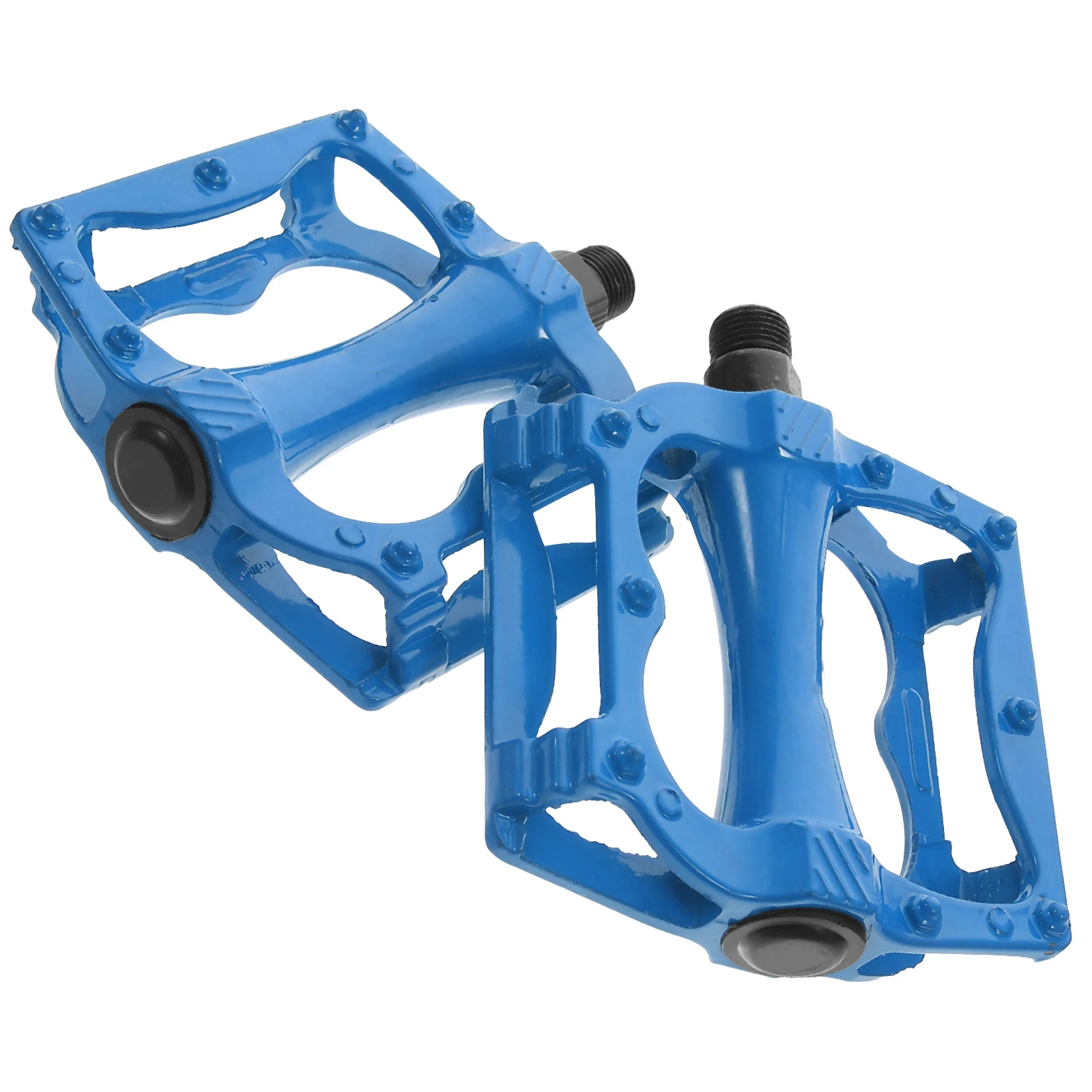 AliExpress 2pcs Aluminum Alloy Bike Pedals Blue Mountain Bicycle Accessories Sturdy Lightweight Replacement Parts for Cycling Bike Foot
