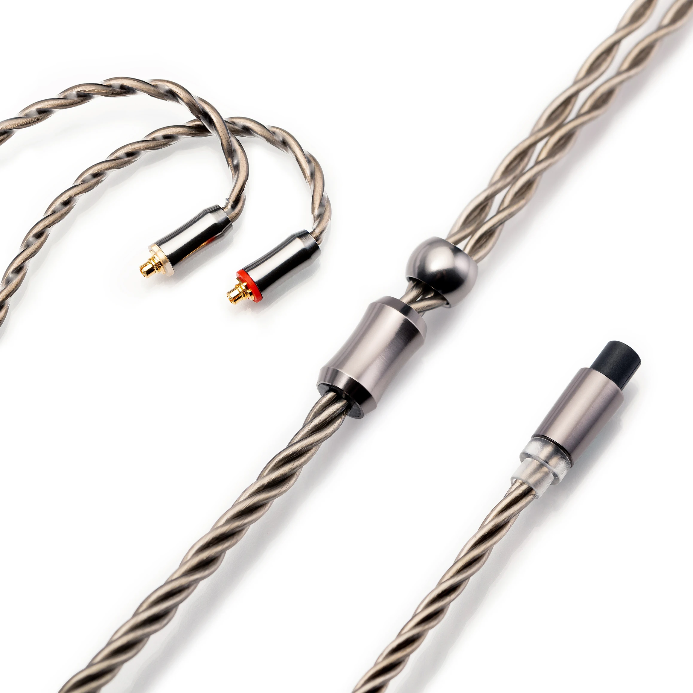 Kinera Dromi Modular Upgrade Cable (2.5+3.5+4.4), 6N OCC with Silver Plated,4 Core Twist Braided, 0.78 2pin / MMCX Connector