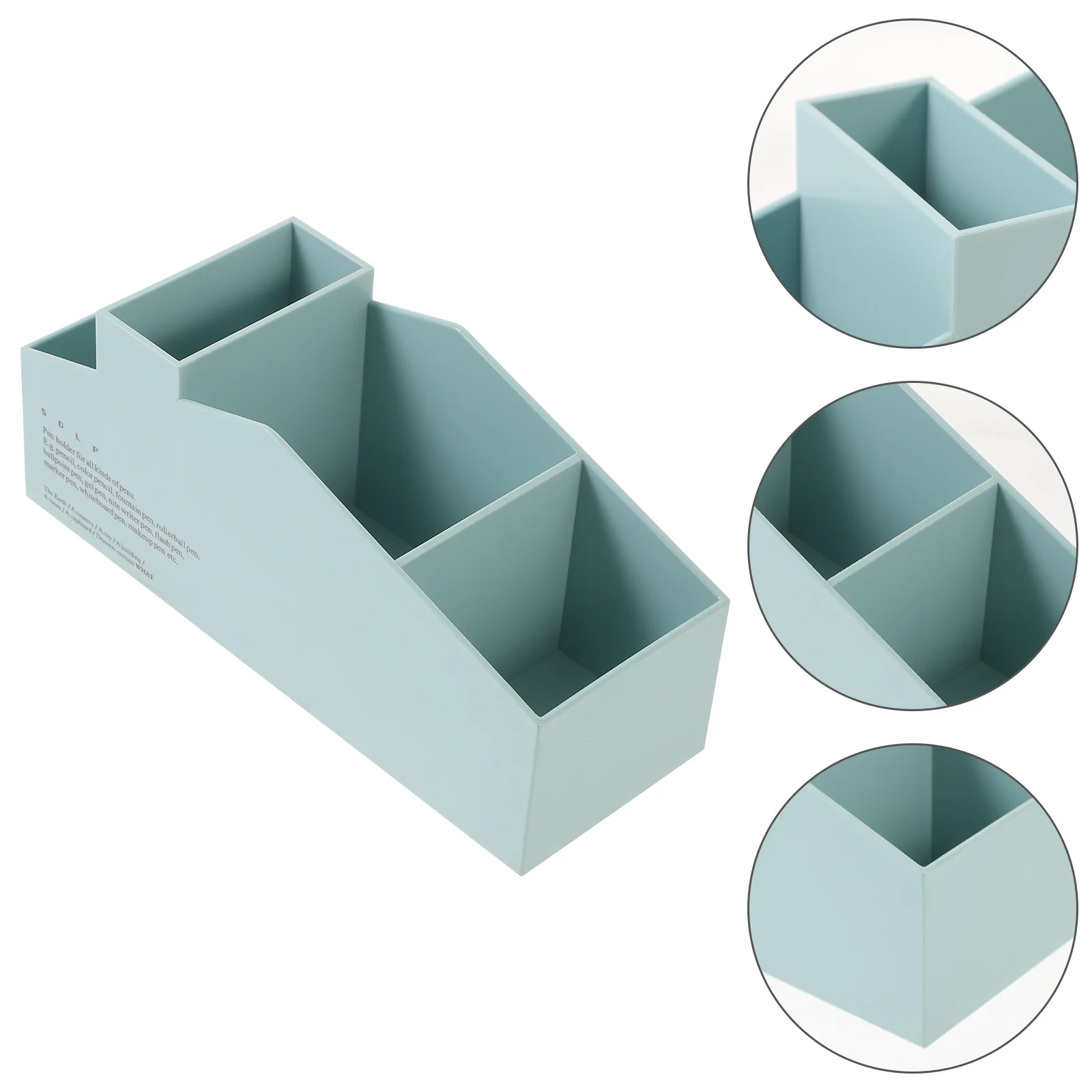 

Large Capacity Multi Grid Desktop Storage Box Organizer For Office Supplies Cosmetics Pen Holder Remote Control Household
