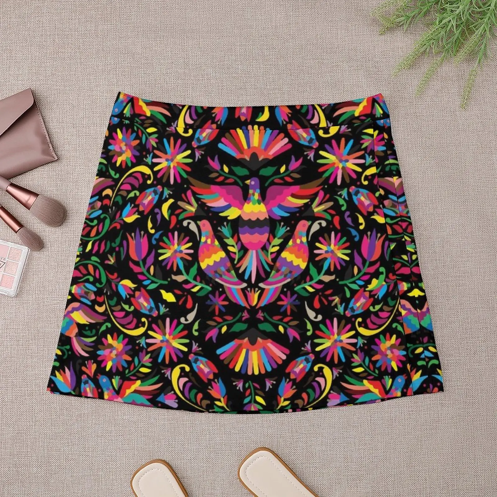 Mexico Otomi Mini Skirt Skirt for girls elegant social women's skirts women's clothing trend 2024 Women's clothing