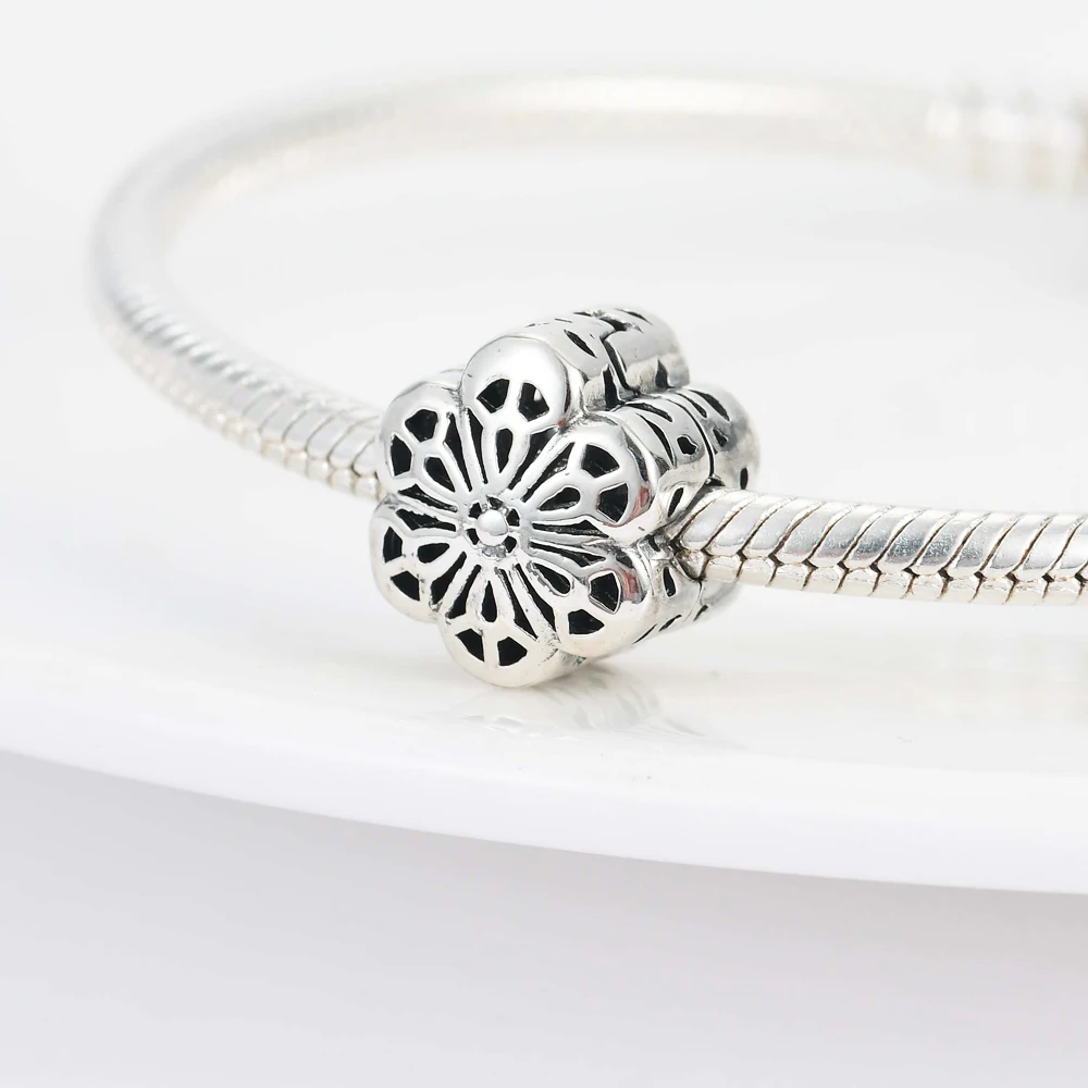 جديد 925 فضة حقيبة أوراق الشجر سحر of ley 925 سلسلة مطرز صالح الأصلي قلادة سوار DIY بها بنفسك السيدات مجوهرات اكسسوارات