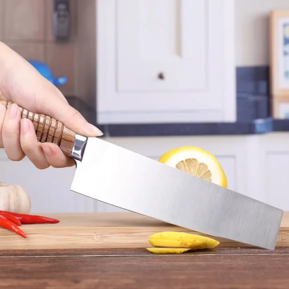 7.8-inch Blade Stainless Steel Slicing Knife Sharp Kitchen Knife for Roast Duck Goose Pig Chinese Chef's Kitchen Tools
