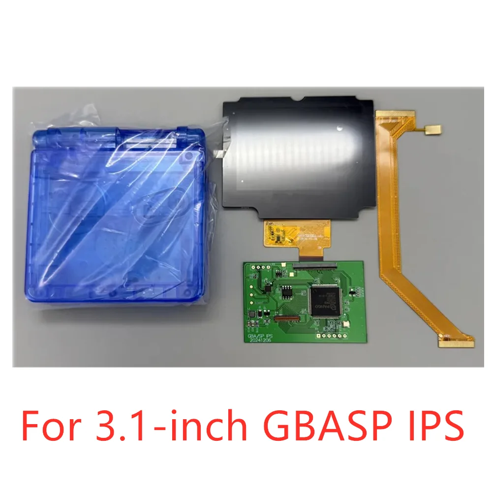 

ЖК-дисплей GBASP IPS 2025 3.0 и новый корпус для GBASP/Nintendo GAME BOY ADVANCE SP/поддержка пиксельного дисплея. Нет необходимости резать оболочку.