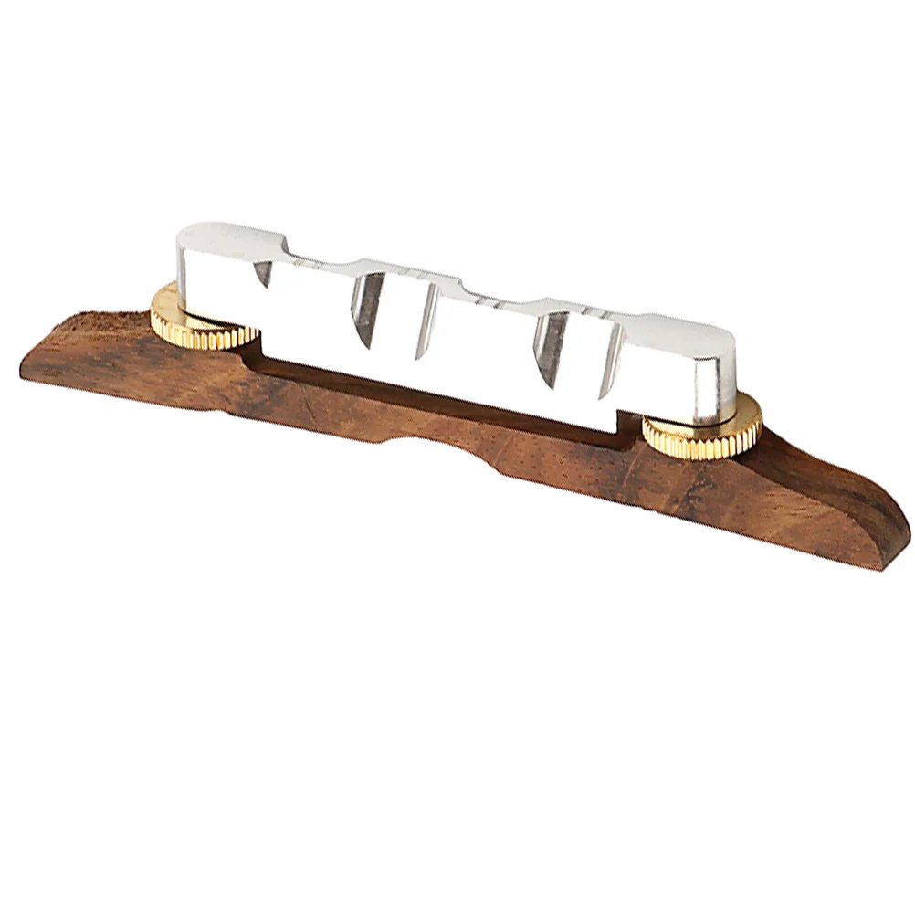 

Guitar Bridge Rosewood Saddle Durable Replacement Acoustic Guitar Accessories Smooth Clear Groove Bridge Saddle
