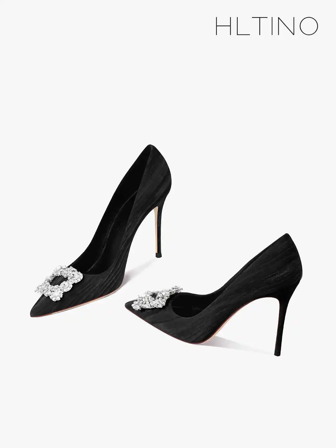 

Women heels rhinestone Crystal elegant high heels 2025 trend Luxury Pumps Pointed Toe Stiletto Shallow Sexy Party shoes Women