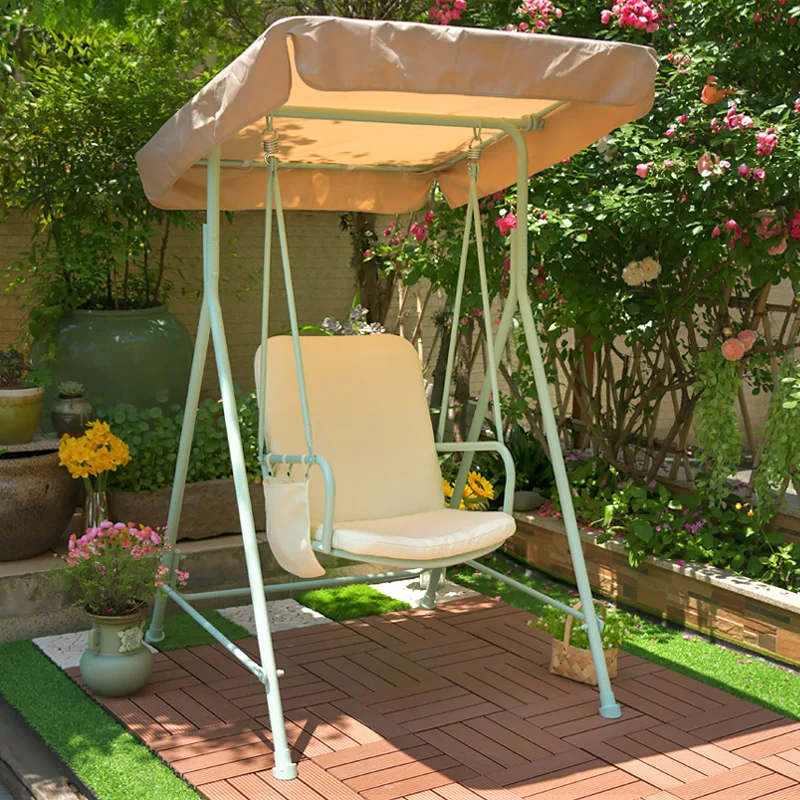

Household wrought iron swing outdoor rocking chair indoor outdoor courtyard hanging chair balcony children's swing chair