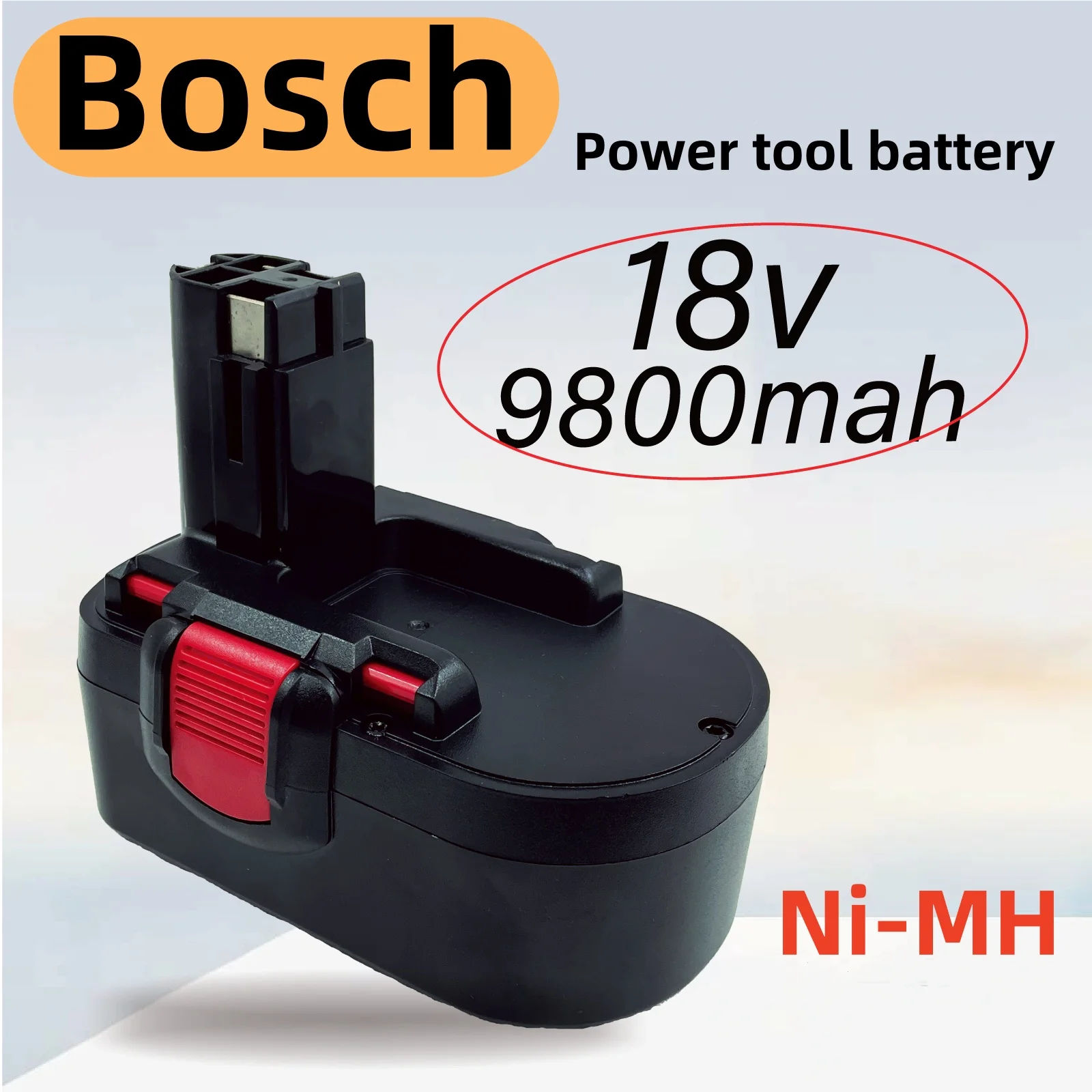 

2024 Screwdriver Bosch 18v 9800mAh power tool battery, nickel hydrogen 048/160 portable drill pistol battery+free shipping