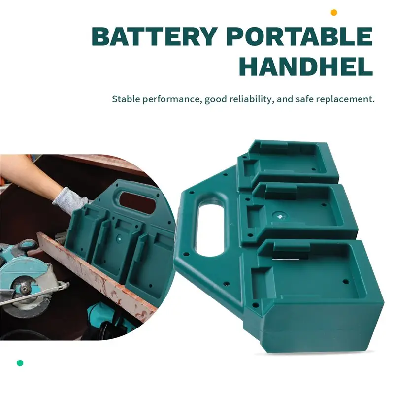 A93E-For 18V Battery Holder For Portable Organizer- Sturdy Handheld Storage Rack Workspace Accessories Bracket