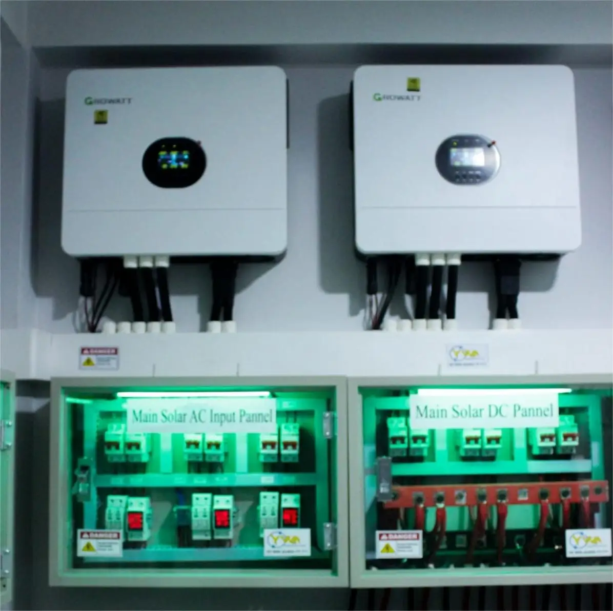 Growatt 6 Kw Solar Inverter On Off Grid Hybrid 5kw 6kw SPF 5000ES 6000ES Plus Pure Sine Wave  With Charger 6000w 48v