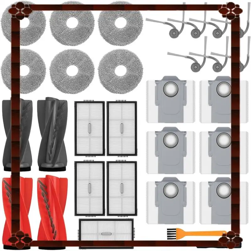 تسليم 24 ساعة لقطع غيار مجموعة ملحقات Roborock Saros 10R للمكنسة الكهربائية الروبوتية