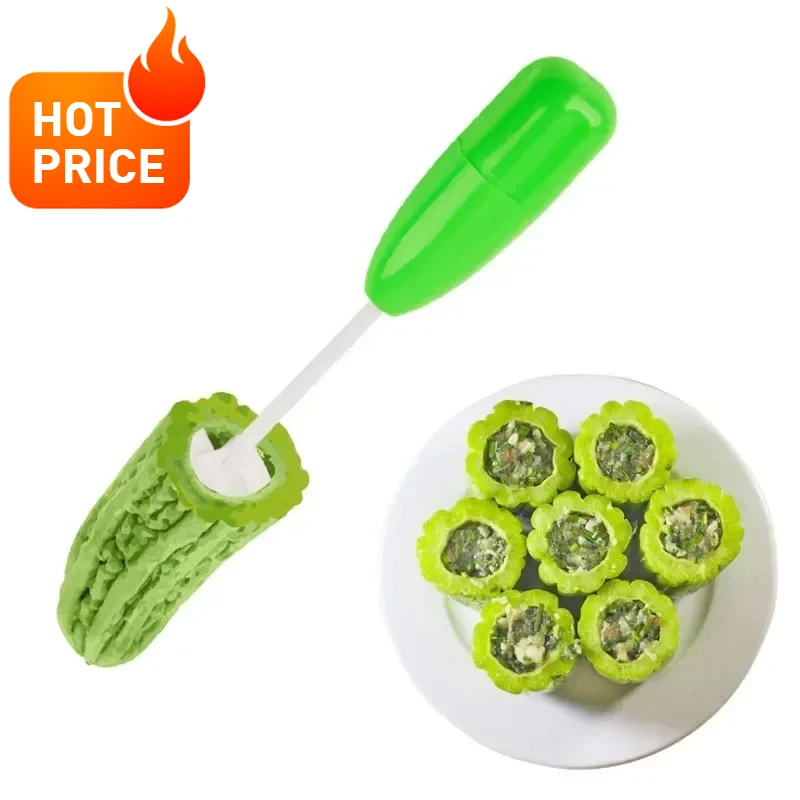 

Creative 4-in-1 Veggie Corer, Spiral Digger & Hollow Tool for Fruit Vegetable, Time-Saving Kitchen Gadget Accessories