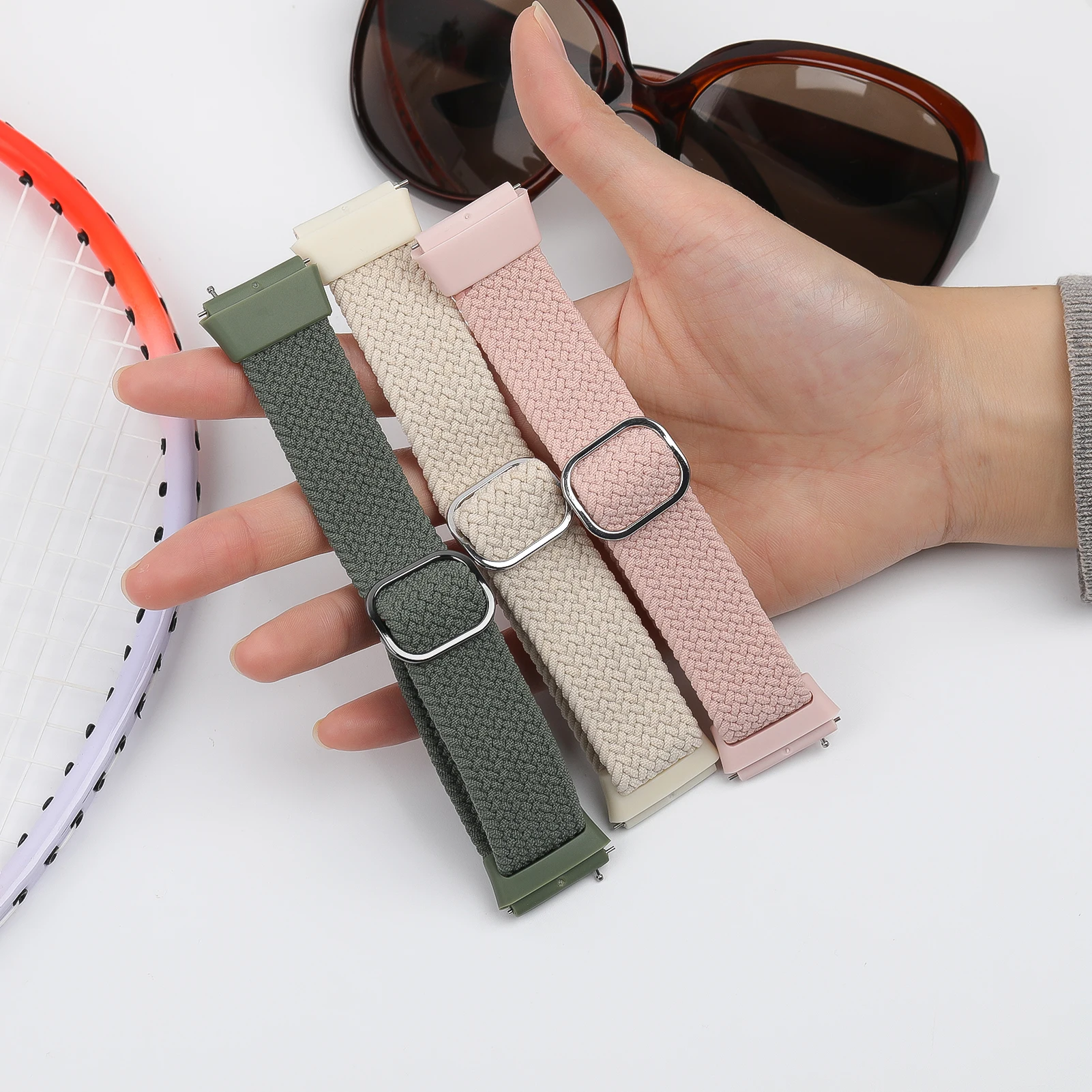 Braided Strap for Xiaomi Redmi Watch 3 active Straps accessories sport Nylon Breathable Replacement Correa for Redmi 3 Lite band image 4