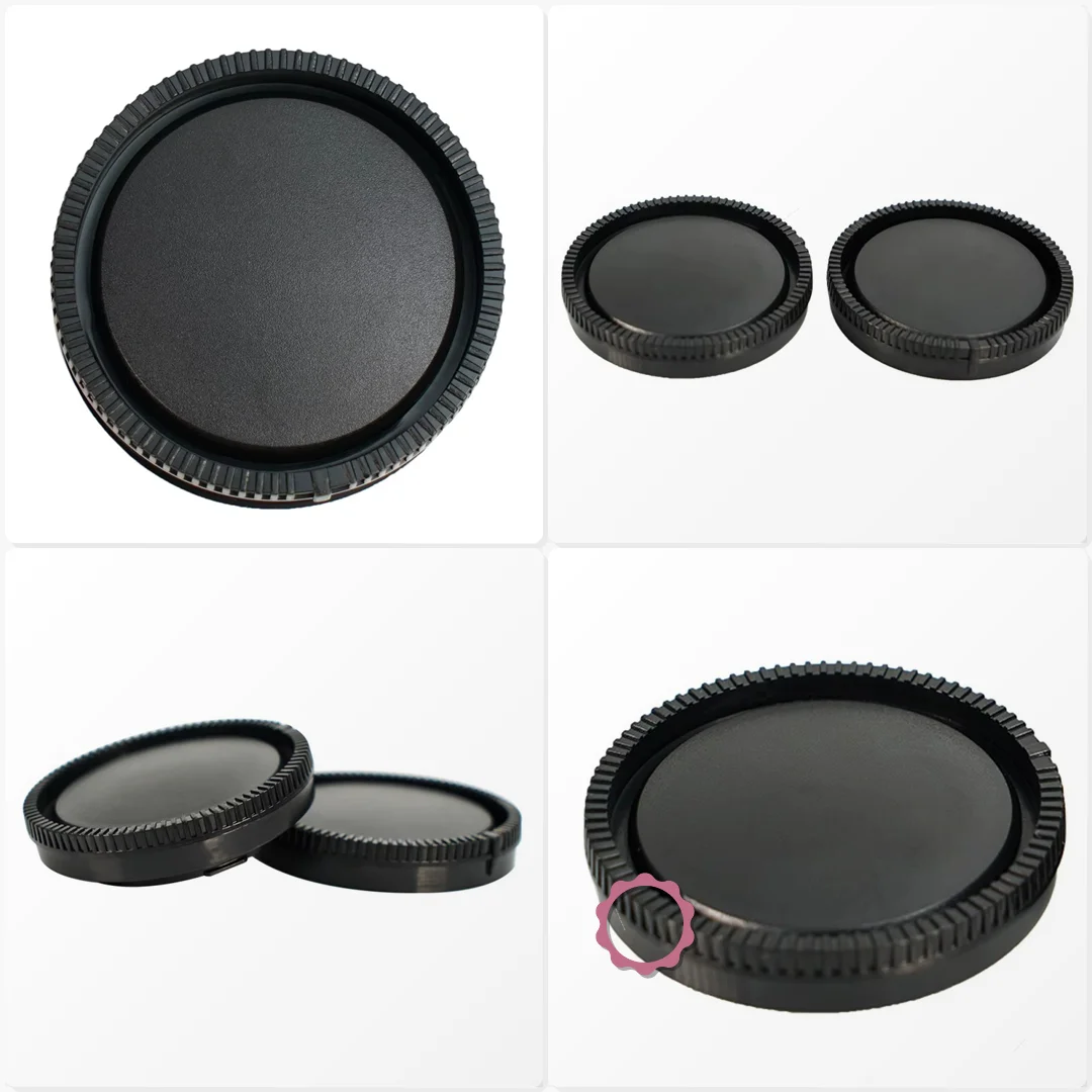 Lens Cap Set for Sony E Mount Camera Body Cover Black Plastic Lid Lens Swap Temporary Dust Shield Tool