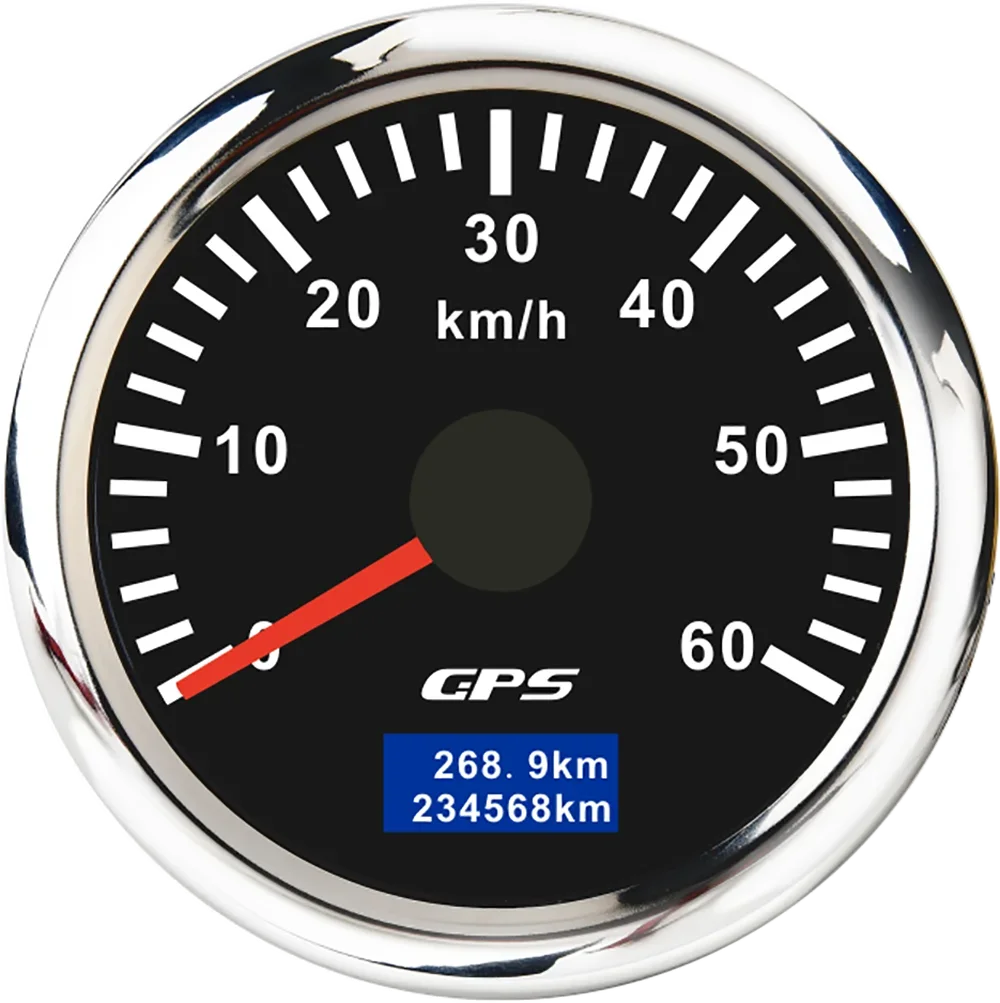 30/60/80/120/200 Km/h GPS Snelheidsmeter 52 MM Auto Vrachtwagen Snelheidsmeter meter Met GPS Antenne Met 7 Kleur Backlight 9-32 V