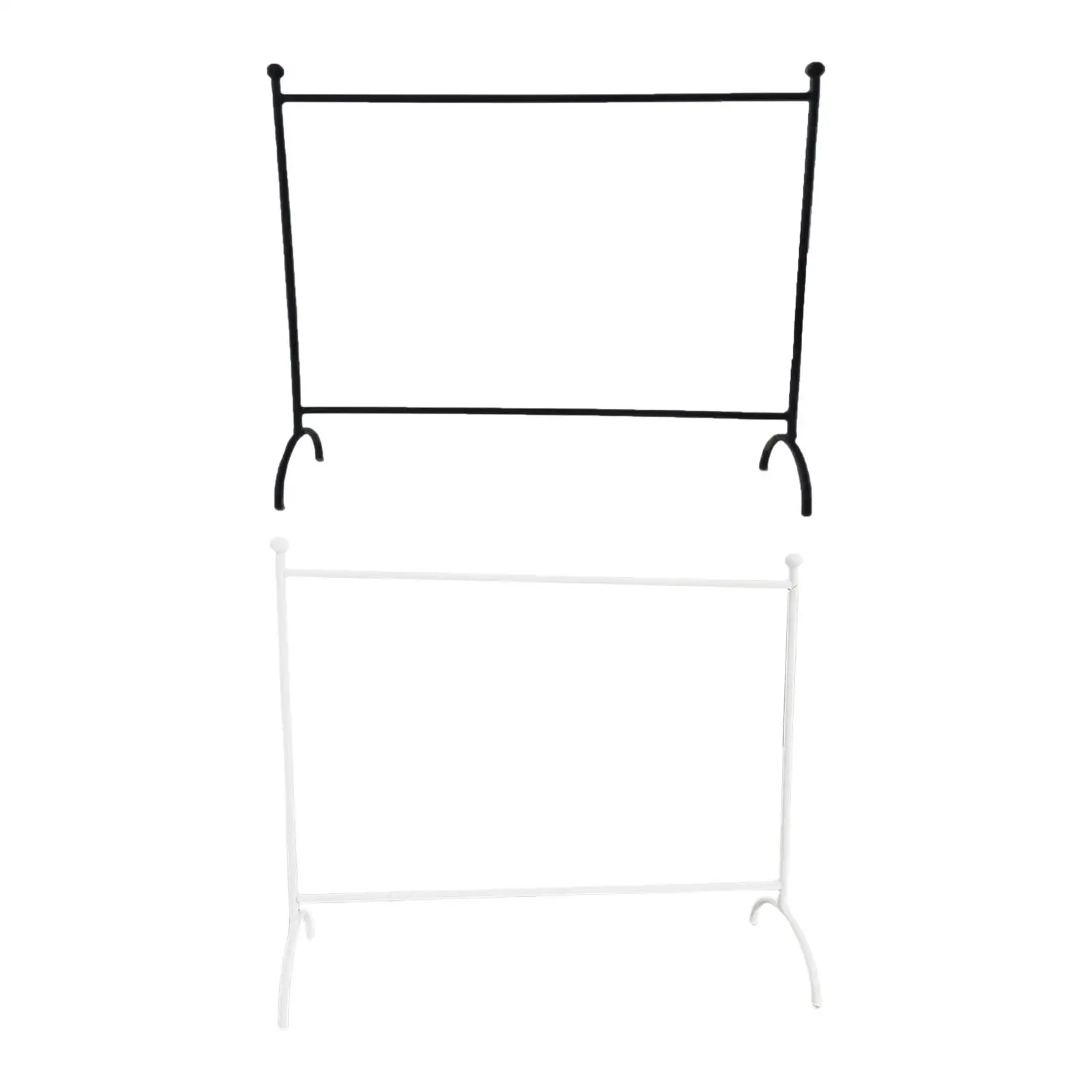 Miniature Doll Garment Rack Doll Wardrobe Furniture for 1/6 1/12 Scale Decor