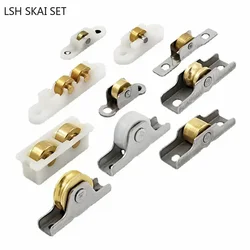 10pcs Gauze Window Track Roller Anti Mosquito Net Window Accessories Sliding Door Wheels Rollers Track Pulley Door Hardware