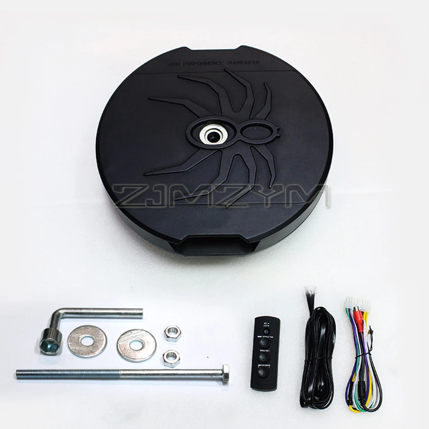 12 Inch Subwoofer Para Coche Car Audio Modified Active Universal Spare Tire 800W Subwoofer With Remote Control Cars Accessories