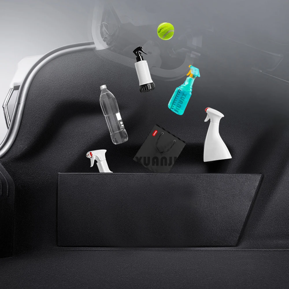 Car Cargo Partition Board Side Storage for Skoda Octavia Trunk Organization Anti-Slip Pocket Partition Board Auto Accessories