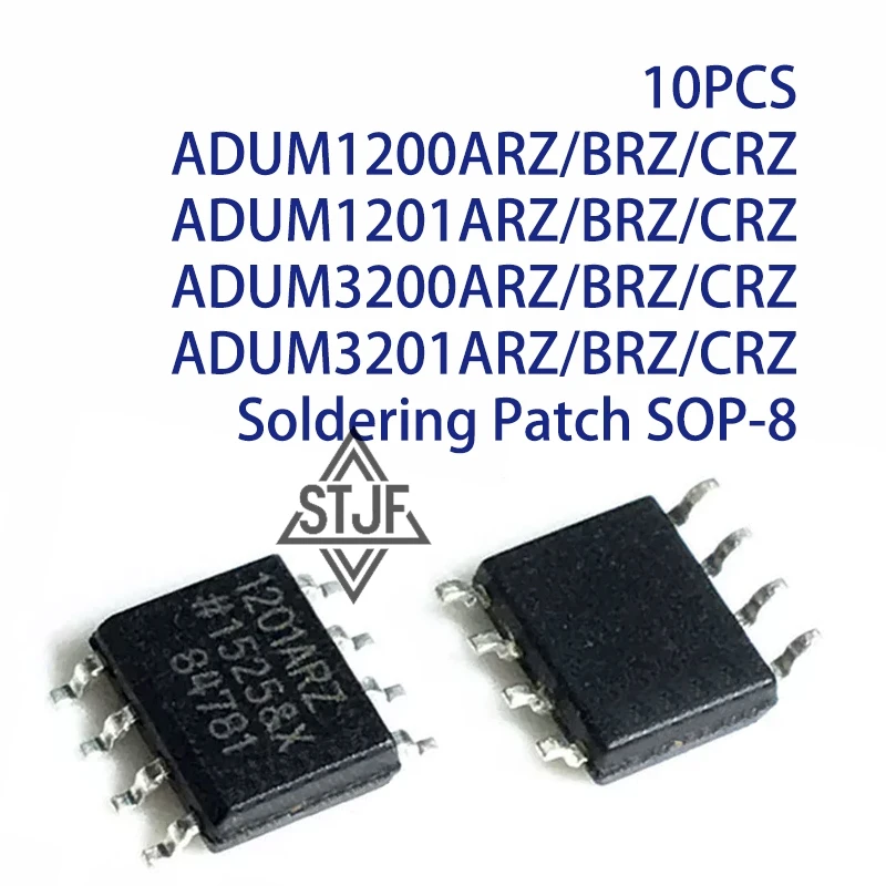 10PCS ADUM1200ARZ/BRZ/CRZ ADUM1201ARZ/BRZ/CRZ ADUM3200ARZ/BRZ/CRZ ADUM3201ARZ/BRZ/CRZ Soldering Patch SOP-8