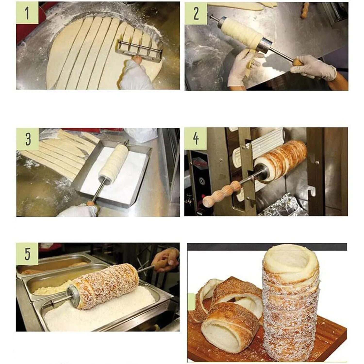 Chimney เค้กม้วนเตาอบ Maker 2 ชิ้นเบเกอรี่เครื่องมือไฟฟ้า Ice Cream CONE เครื่องเชิงพาณิชย์และ Home 110 โวลต์ 1500 วัตต์